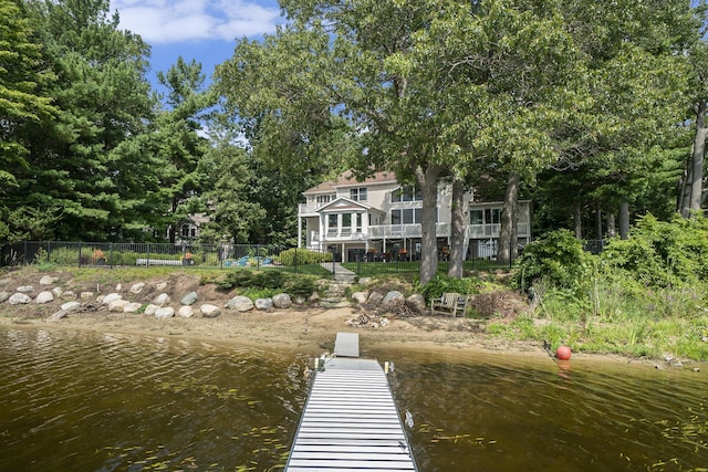 15518 Oak Ridge Dr, Spring Lake, MI 49456 - dock with a water view