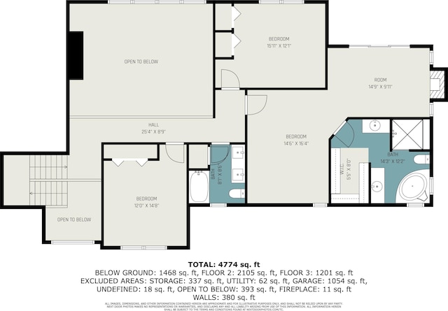 15518 Oak Ridge Dr, Spring Lake, MI 49456 - view of floor plan / room layout