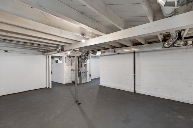 21560 Poinciana St, Southfield, MI 48033 - unfinished basement with heating unit