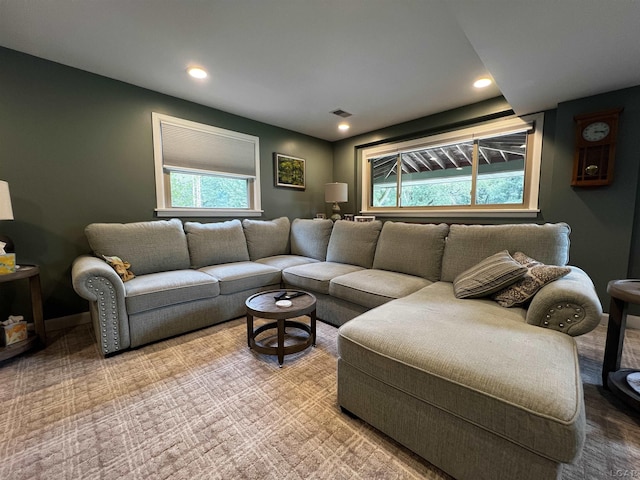 231 Willis Rd, Saline, MI 48176 - living room featuring recessed lighting