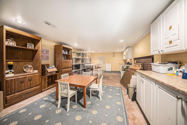 14300 Ridgemont St, Gregory, MI 48137 - dining area featuring recessed lighting