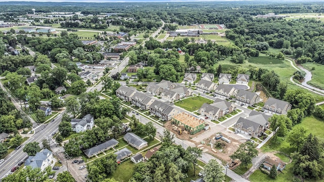 7919 Grand St, Dexter, MI 48130 - aerial view of property and surrounding area