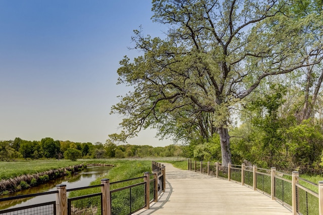 7919 Grand St, Dexter, MI 48130 - view of community featuring a water view