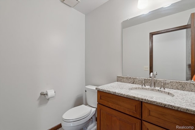 1726 Black Maple Dr, Rochester Hills, MI 48309 - half bath featuring vanity and toilet