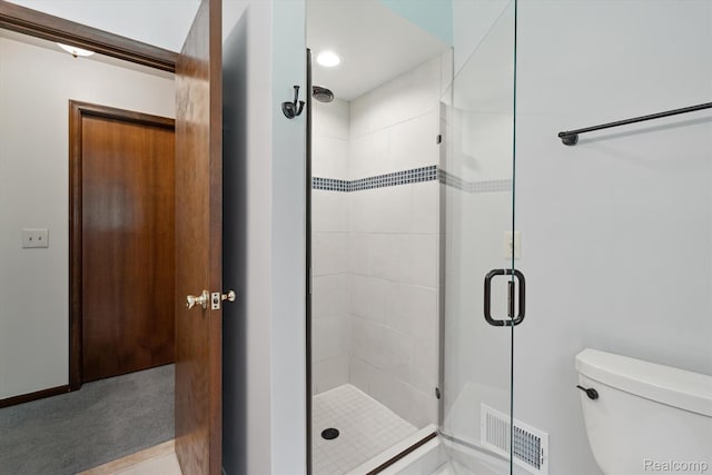 1726 Black Maple Dr, Rochester Hills, MI 48309 - bathroom featuring a stall shower and toilet