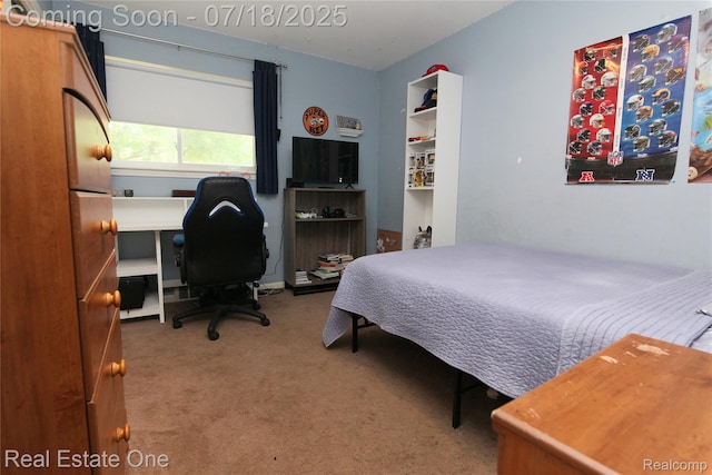 483 Rochdale Dr S, Rochester Hills, MI 48309 - carpeted bedroom with an office area