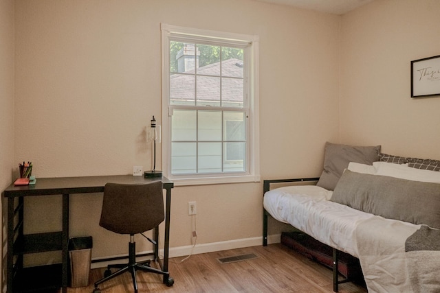 935 N Ave, Battle Creek, MI 49017 - home office featuring wood finished floors and baseboards