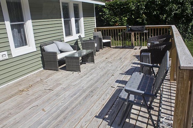 93402 Lee Dr Unit 1, Dowagiac, MI 49047 - view of wooden deck