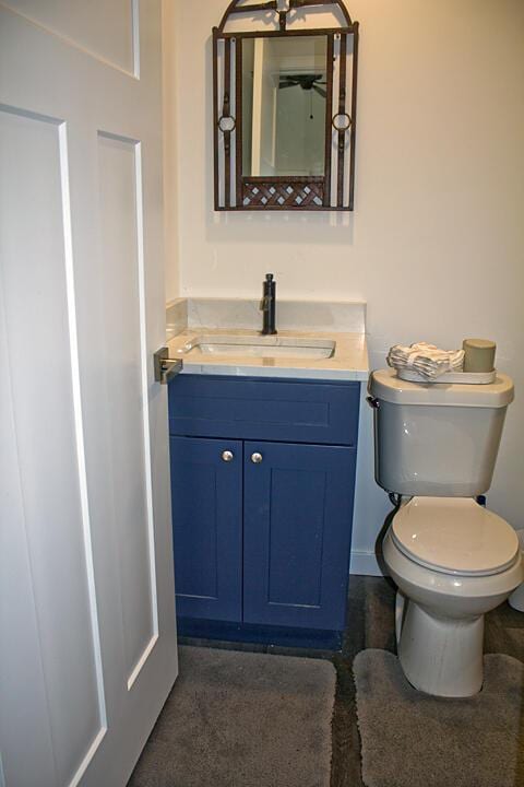 93402 Lee Dr Unit 1, Dowagiac, MI 49047 - bathroom featuring vanity and toilet