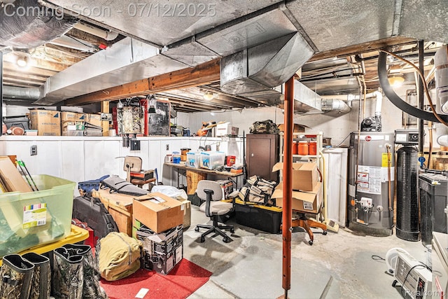4420 Pinedale Ave, Clarkston, MI 48346 - unfinished below grade area with water heater