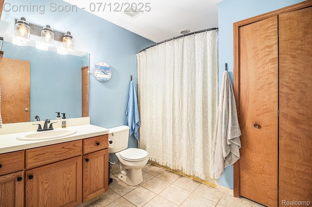 4420 Pinedale Ave, Clarkston, MI 48346 - bathroom featuring vanity and tile patterned flooring