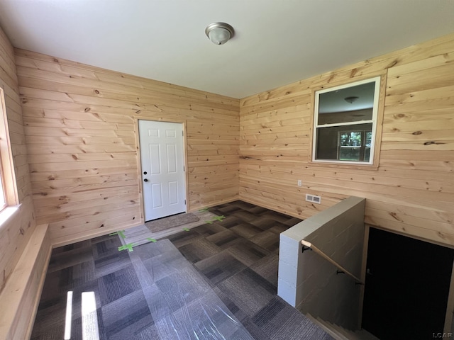 1999 Harold St, Adrian, MI 49221 - empty room with wooden walls