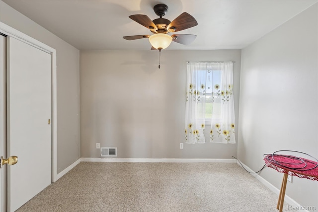 1612 Fischer Dr, Saginaw, MI 48601 - empty room featuring ceiling fan and baseboards