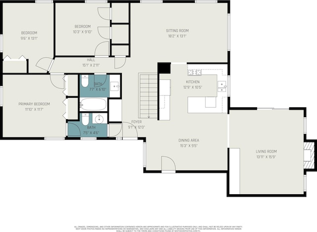 1836 Ridgewood Ave SE, Grand Rapids, MI 49506 - view of floor plan / room layout