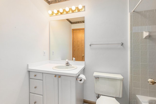 6512 White Lake Rd, Clarkston, MI 48346 - full bath with vanity and washtub / shower combination