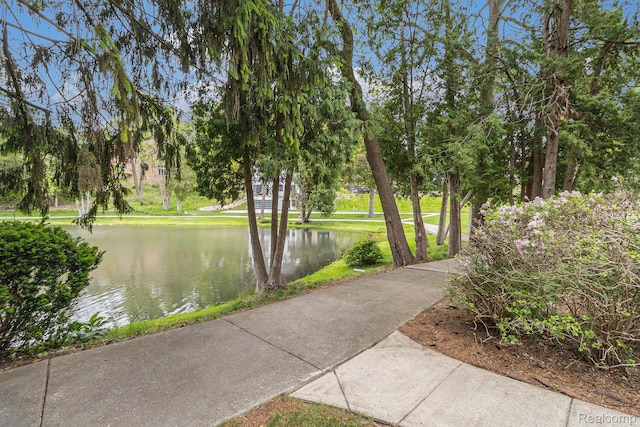 6512 White Lake Rd, Clarkston, MI 48346 - surrounding community featuring a water view and view of wooded area