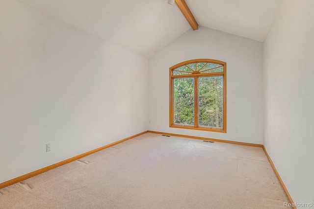 6512 White Lake Rd, Clarkston, MI 48346 - carpeted spare room featuring baseboards