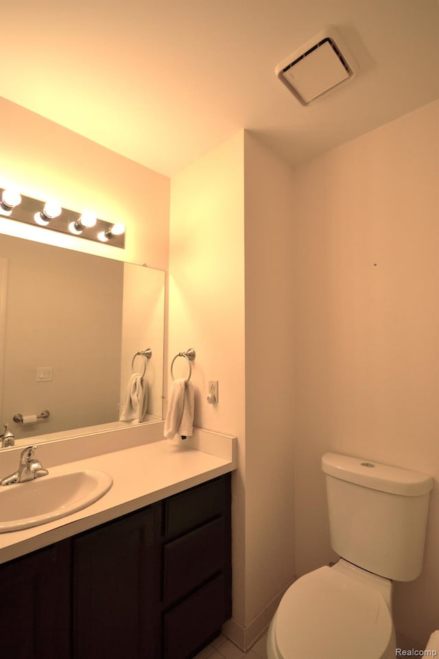 2 Cornell Ct, Dearborn, MI 48124 - half bathroom with vanity and tile patterned flooring