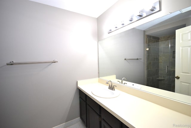 2 Cornell Ct, Dearborn, MI 48124 - bathroom featuring vanity and tiled shower