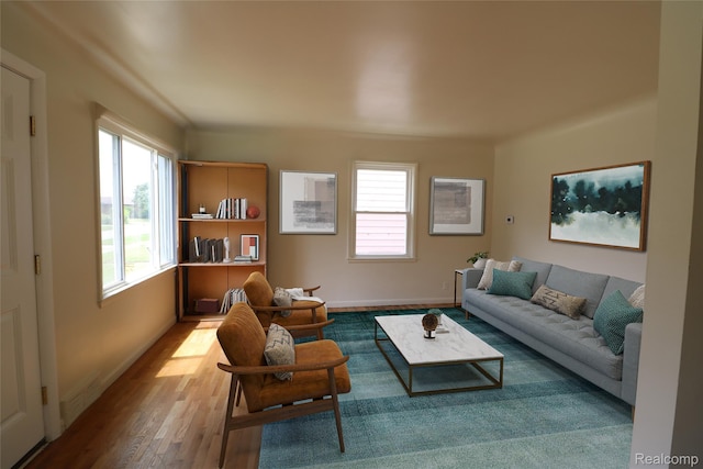 3922 Hogarth Ave, Flint, MI 48532 - living area with wood finished floors and baseboards