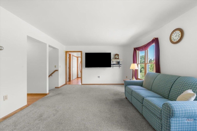 7350 N Territorial Rd, Dexter, MI 48130 - carpeted living area with baseboards