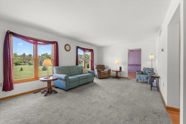 7350 N Territorial Rd, Dexter, MI 48130 - living room with carpet