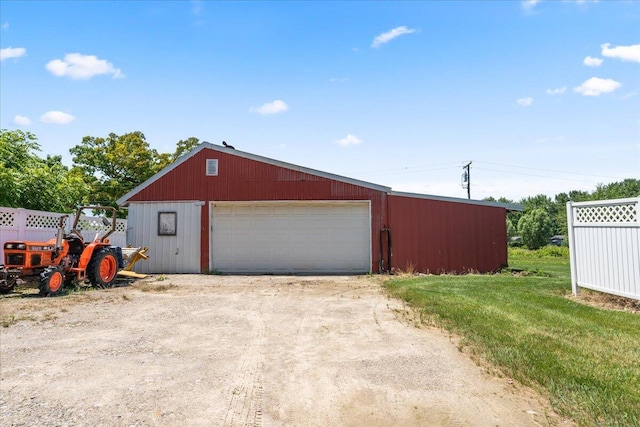 7350 N Territorial Rd, Dexter, MI 48130 - view of detached garage