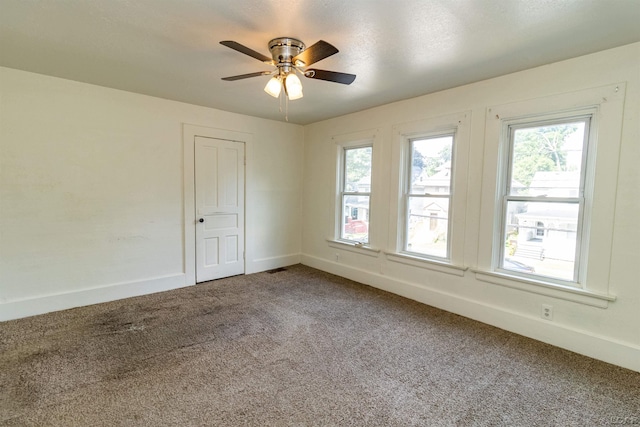 422 S Winter St, Adrian, MI 49221 - unfurnished room featuring carpet and ceiling fan