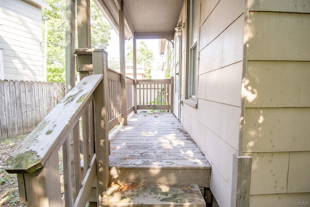 422 S Winter St, Adrian, MI 49221 - view of wooden porch
