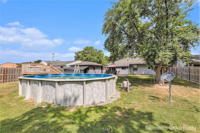 252 Jeffrey St, Cedar Springs, MI 49319 - view of pool featuring a fenced backyard