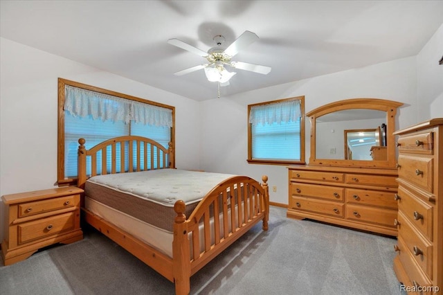 1829 Farnsworth Rd, Lapeer, MI 48446 - carpeted bedroom with ceiling fan and baseboards