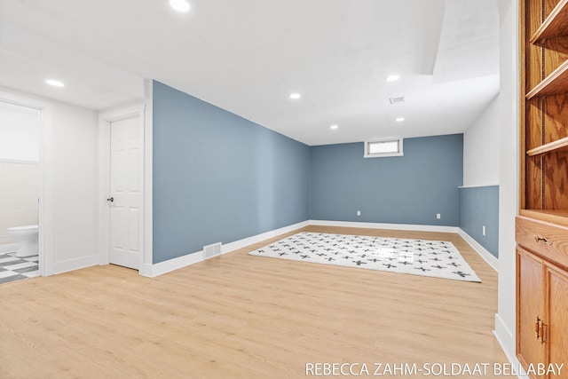 3520 Auburn Ave NE, Grand Rapids, MI 49525 - basement featuring light wood-type flooring and recessed lighting