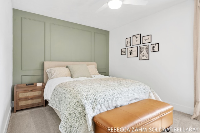 3520 Auburn Ave NE, Grand Rapids, MI 49525 - bedroom featuring light colored carpet and a ceiling fan