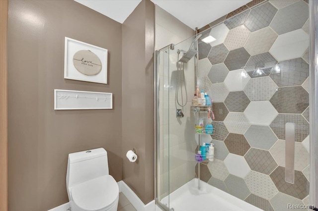 5612 Northcrest Xing, Clarkston, MI 48346 - full bathroom with a stall shower and toilet