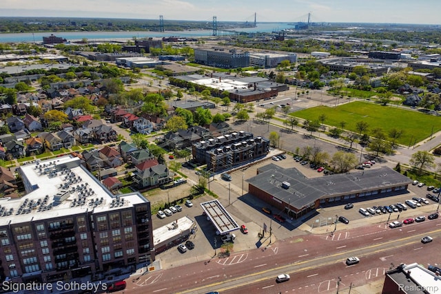 2037 11th St Unit 3, Detroit, MI 48216 - bird's eye view of a notable bridge and a nearby body of water