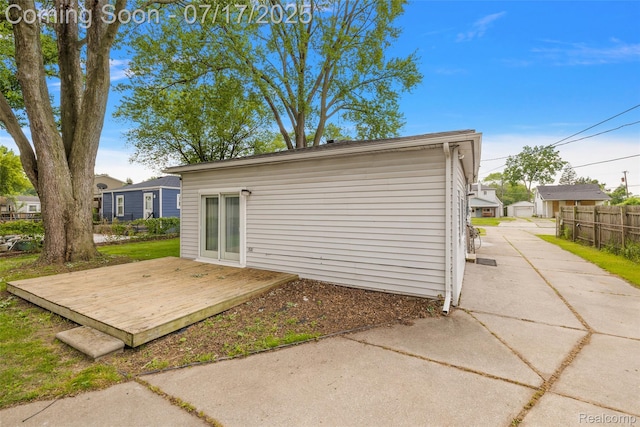 5869 Marvin St, Taylor, MI 48180 - rear view of house featuring a deck
