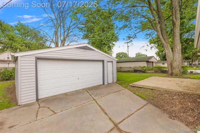 5869 Marvin St, Taylor, MI 48180 - view of detached garage