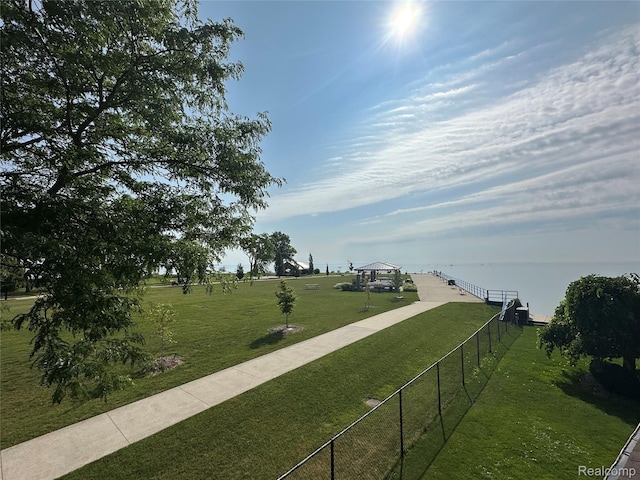 104 Lac Sainte Claire Dr, Saint Clair Shores, MI 48082 - view of home's community with a gazebo and a view of rural / pastoral area