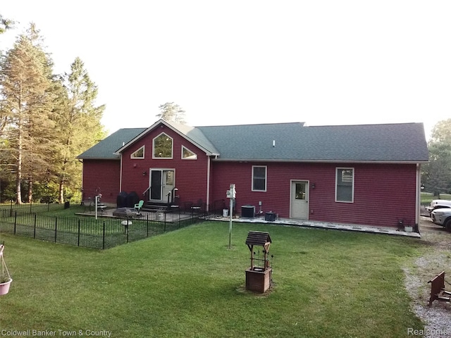 2223 Hidden Valley Rd, Howell, MI 48843 - back of property featuring entry steps