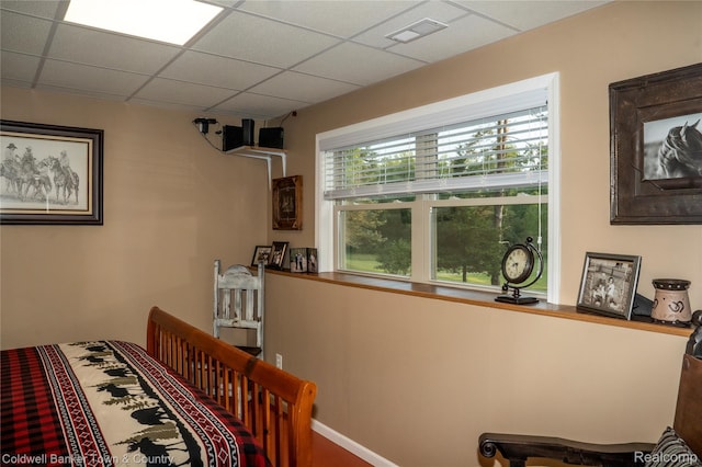 2223 Hidden Valley Rd, Howell, MI 48843 - bedroom featuring a drop ceiling
