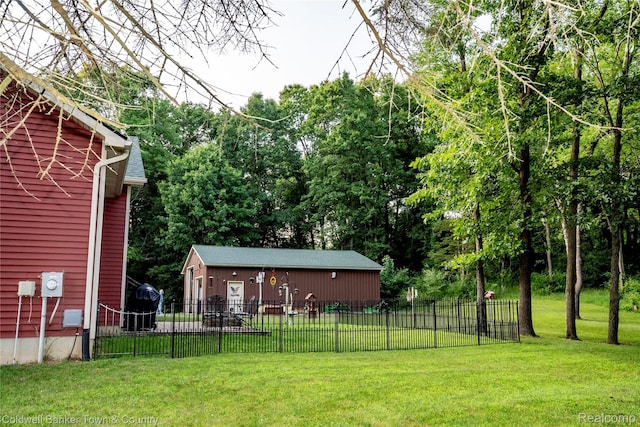 2223 Hidden Valley Rd, Howell, MI 48843 - view of yard with an outdoor structure