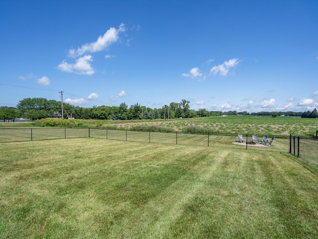 1140 Wing Dr, Ann Arbor, MI 48103 - view of yard featuring a view of countryside