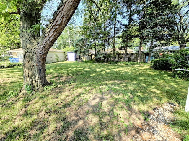 27751 Palomino Ave, Warren, MI 48093 - view of yard featuring a shed