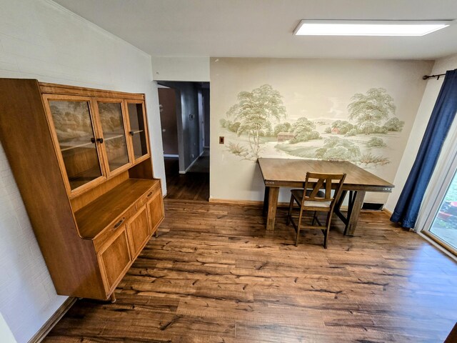 27751 Palomino Ave, Warren, MI 48093 - dining room with dark wood-style flooring and baseboards