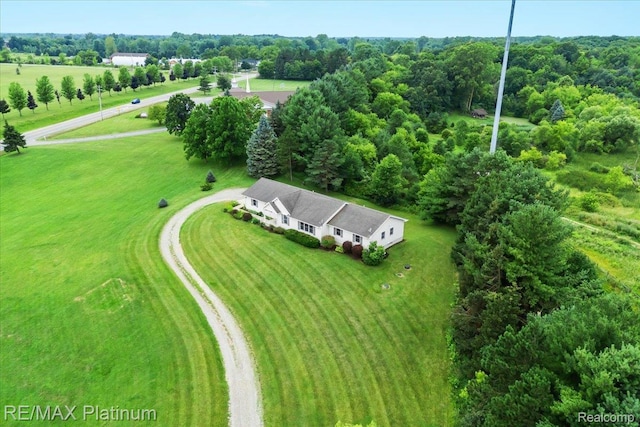 6893 Sanford Rd, Howell, MI 48855 - aerial view of property and surrounding area