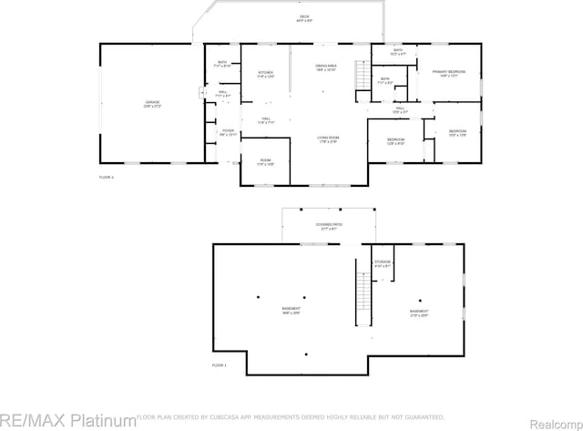 6893 Sanford Rd, Howell, MI 48855 - view of property floor plan