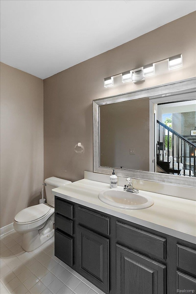 15924 Myrtle Dr, Macomb, MI 48042 - bathroom with vanity and tile patterned flooring