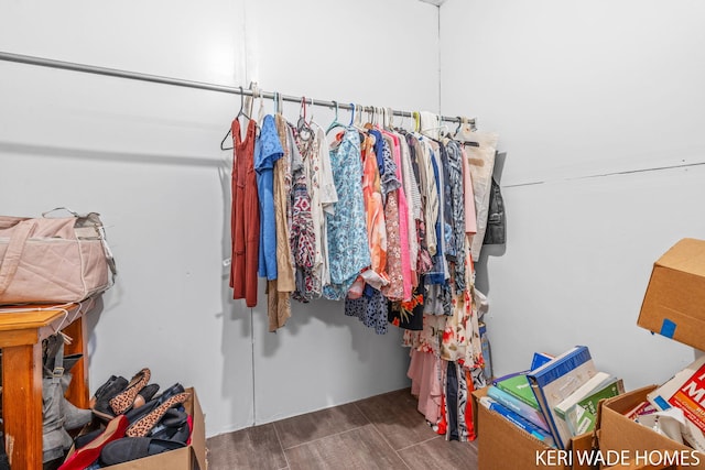 3231 E Baker Rd, Hesperia, MI 49421 - spacious closet with wood finished floors