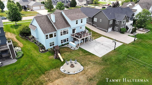 6129 W Bay Ct, Hudsonville, MI 49426 - aerial view of residential area