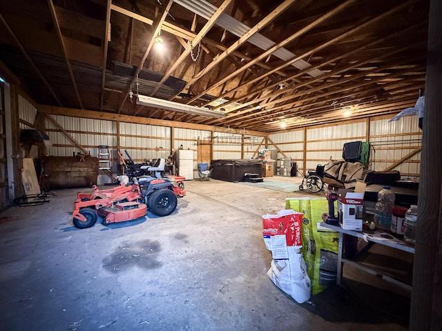 10677 Mason Dr, Grant, MI 49327 - view of garage